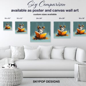 Frog Reading Art