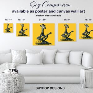 Giraffe Jam Session Art