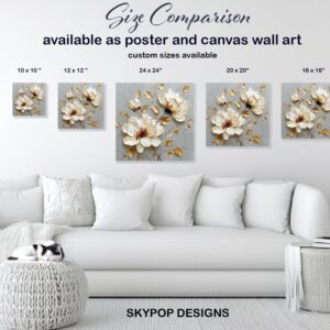 Gold Floral Art