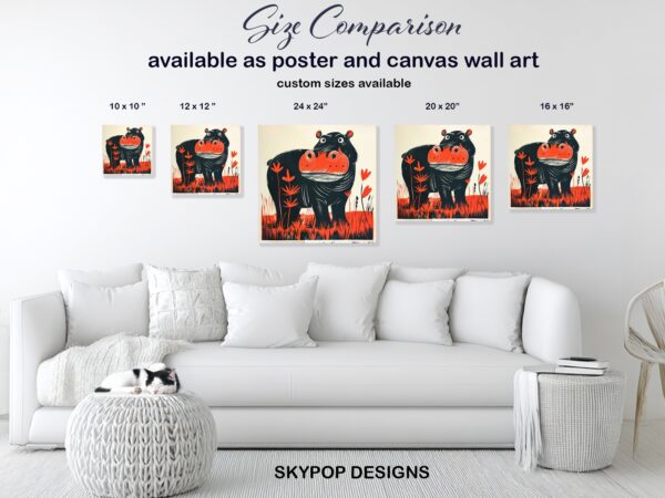 Hippopotamus Art