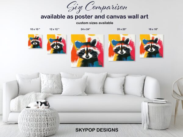 Raccoon Art