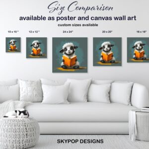 Sheep Reading Art