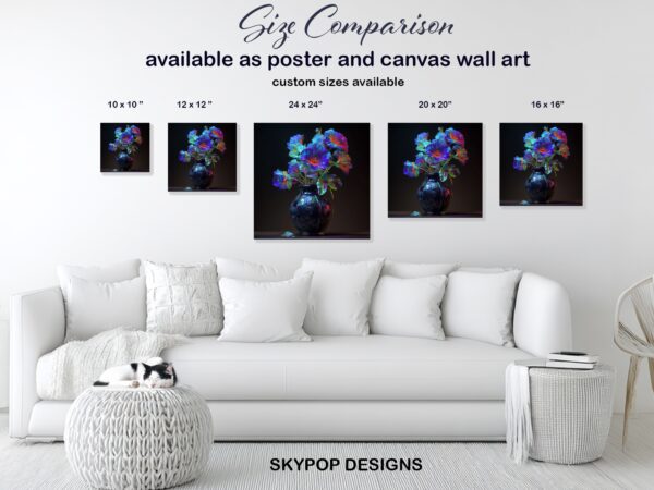 Luminous Petals Art