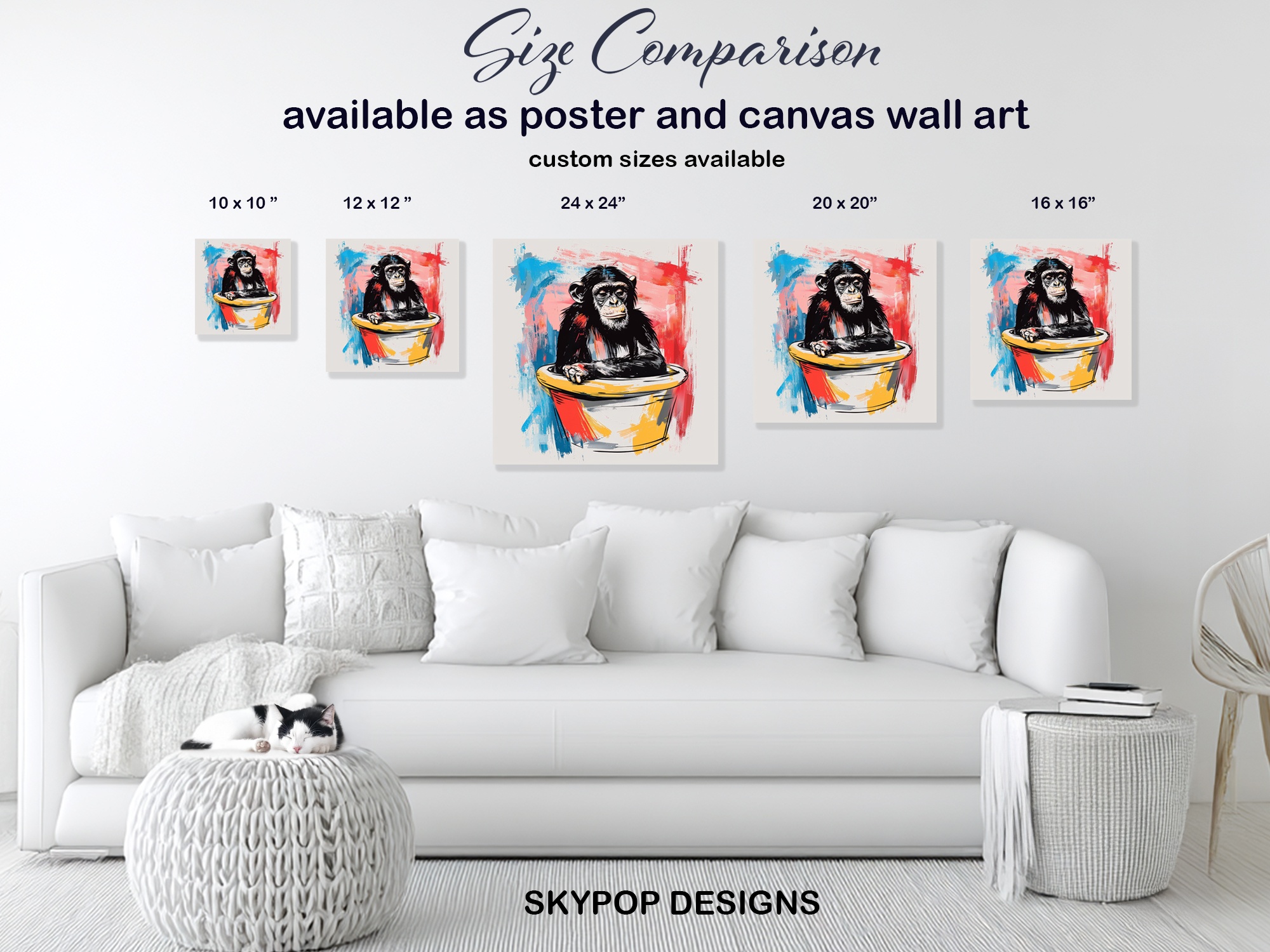 7.jpg Chimpanzee Art
