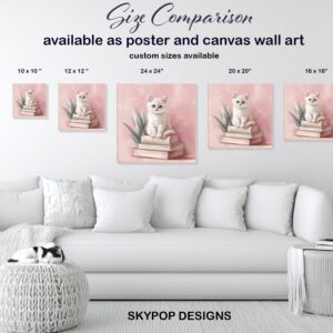 Cat Reading Nook Art