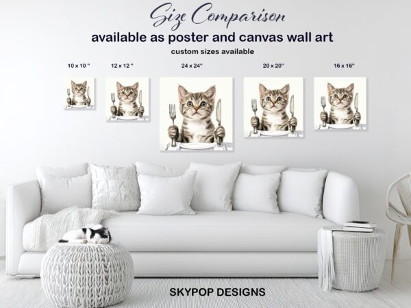 Kitten Dinner Art