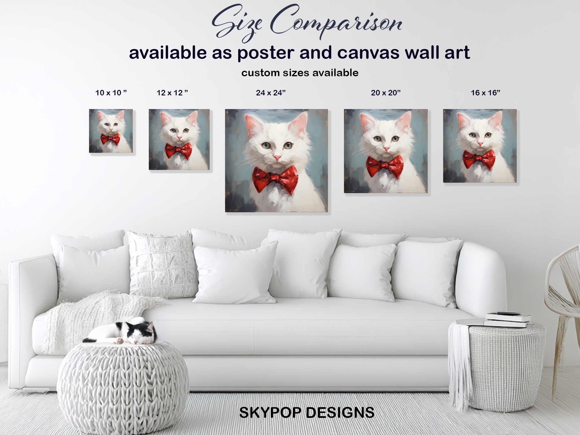 7.jpg Dapper White Cat Art