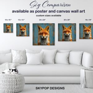 Fox Portrait Art