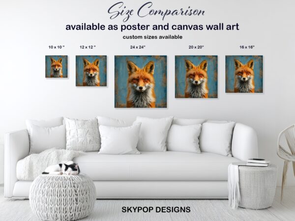 Fox Portrait Art