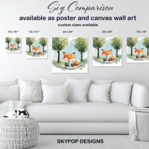 Fox Reading Art