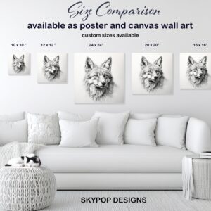 Wolf Portrait Art