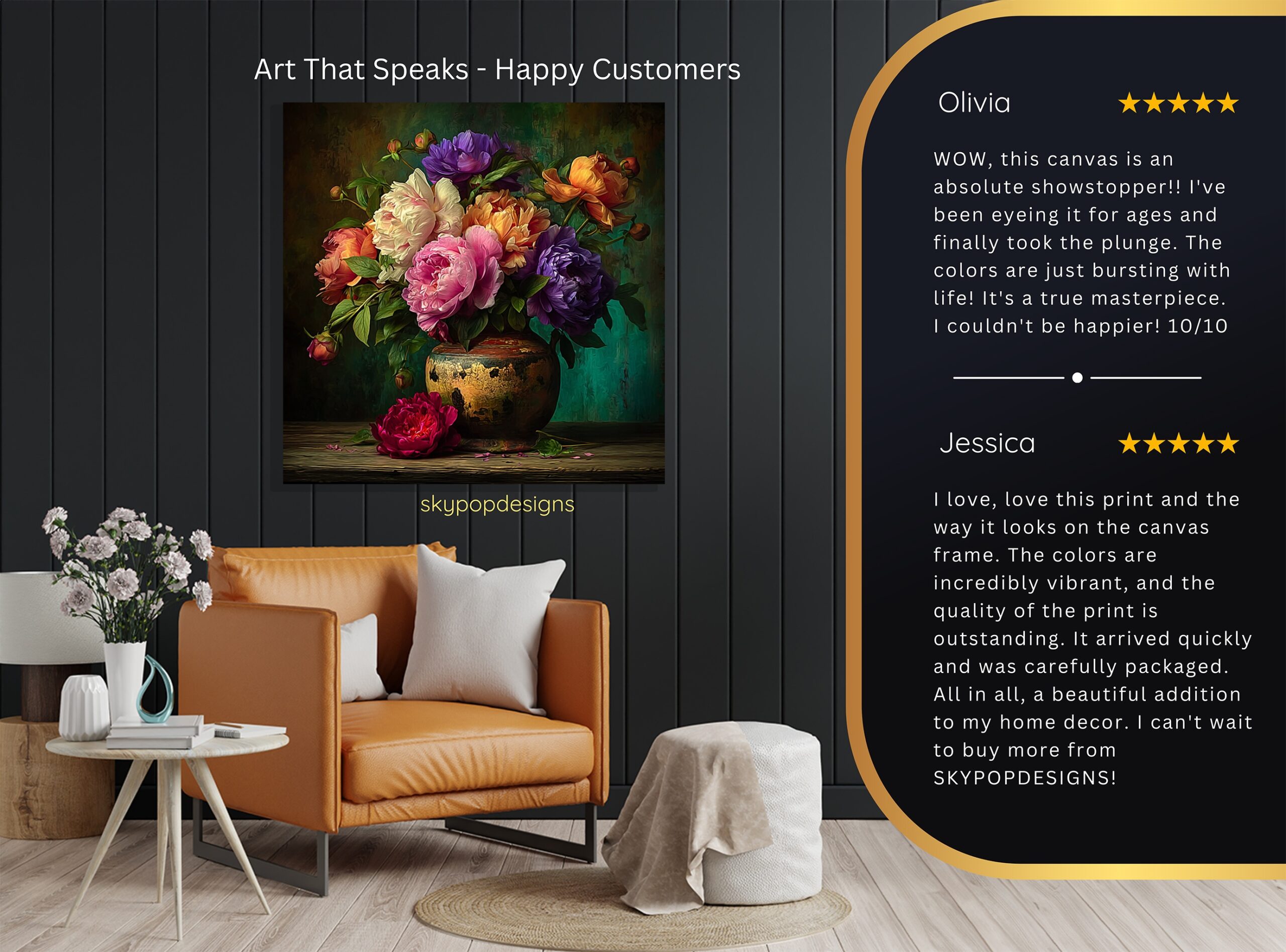 8.jpg Vibrant Peony Bouquet Art