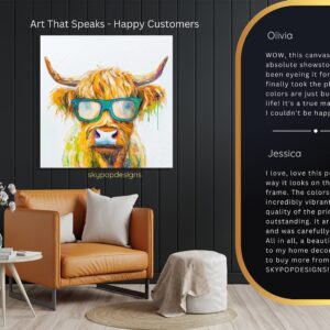 Highland Cow Art