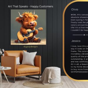 Highland Cow Art