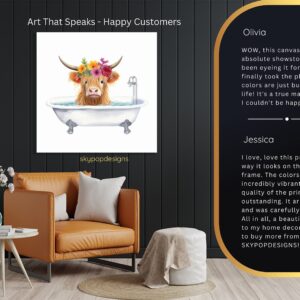 Highland Cow Art