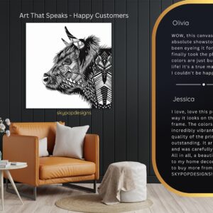 Highland Cow Art