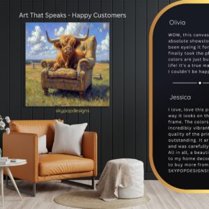 Highland Cow Art