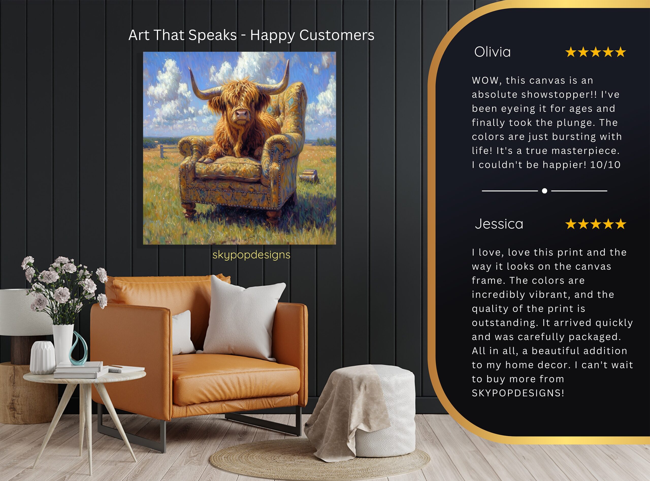 8.jpg Highland Cow Art