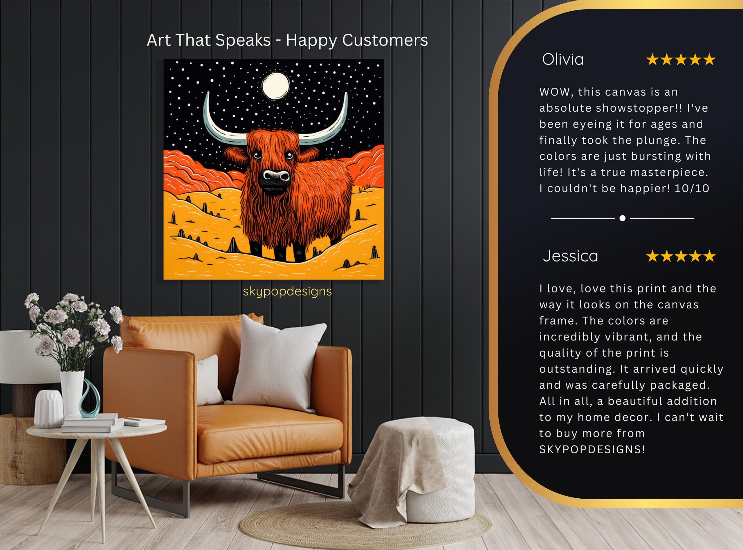 8.jpg Highland Cow Art