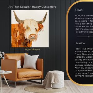 Highland Cow Art