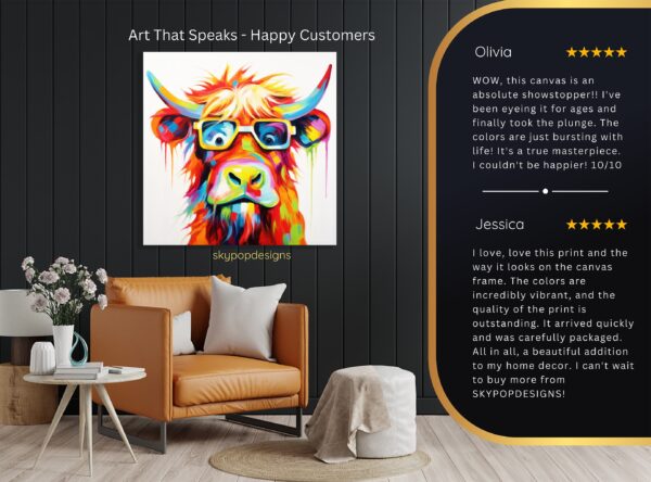 Highland Cow Art