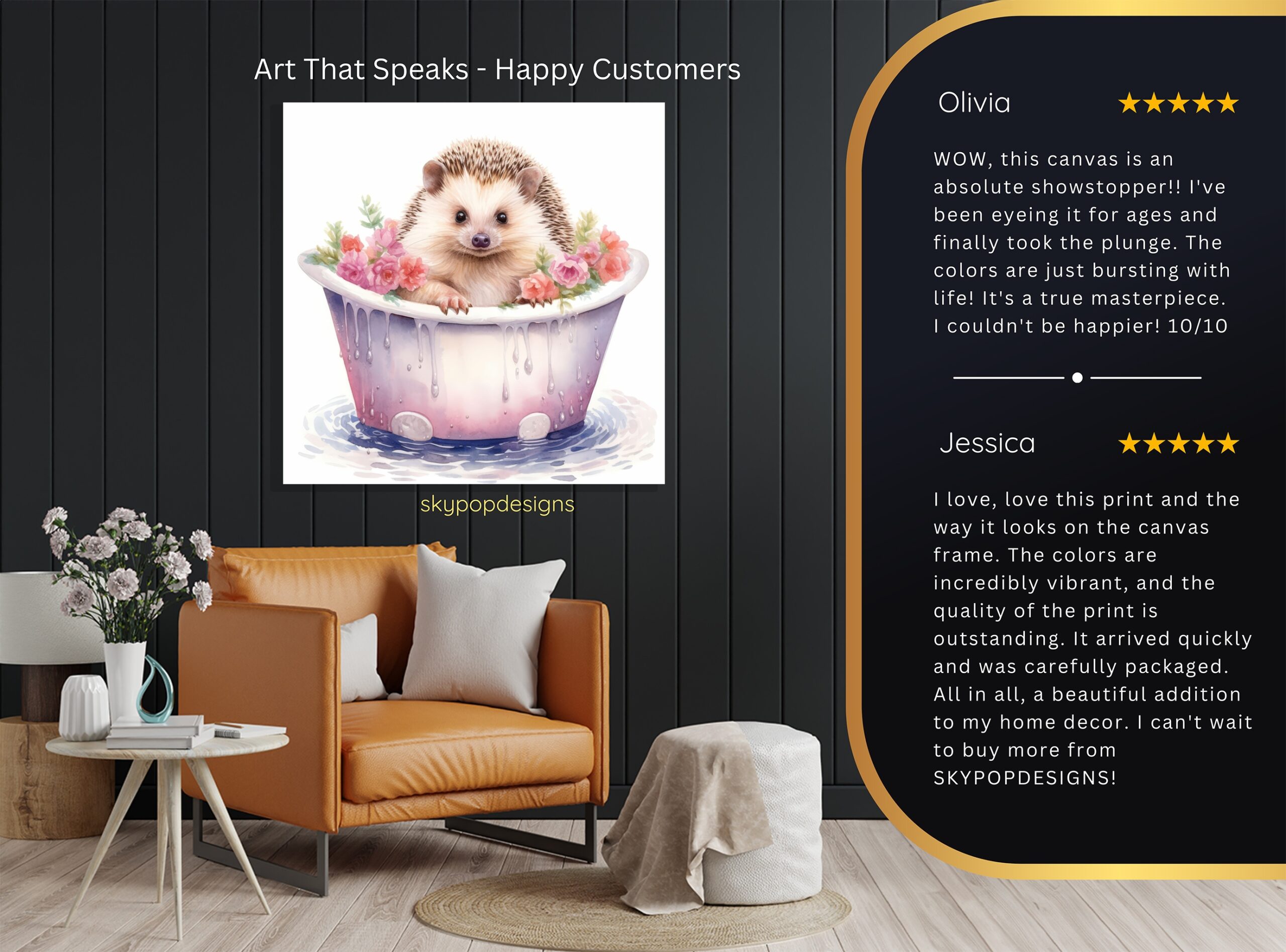 8.jpg Hedgehog Bathtub Art