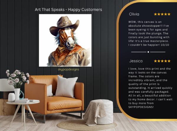 Cowboy Horse Art