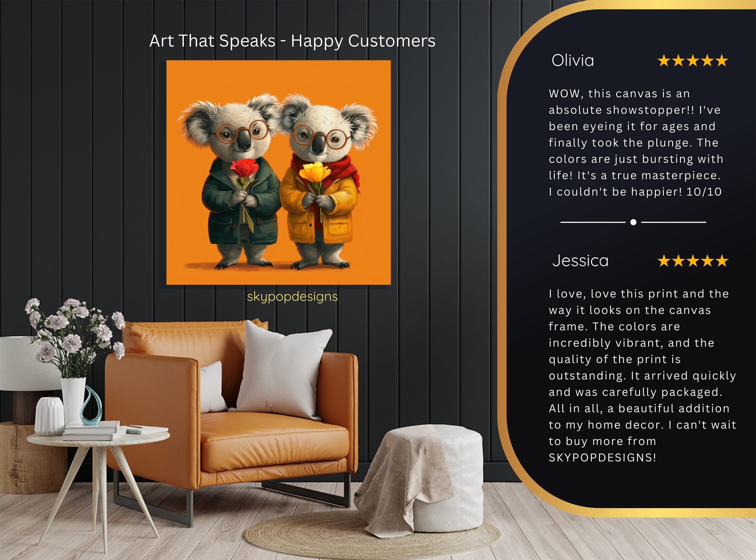 8.jpg Koala Hugs and Flowers Art
