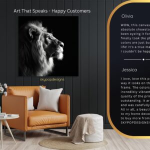 Lion Portrait Art