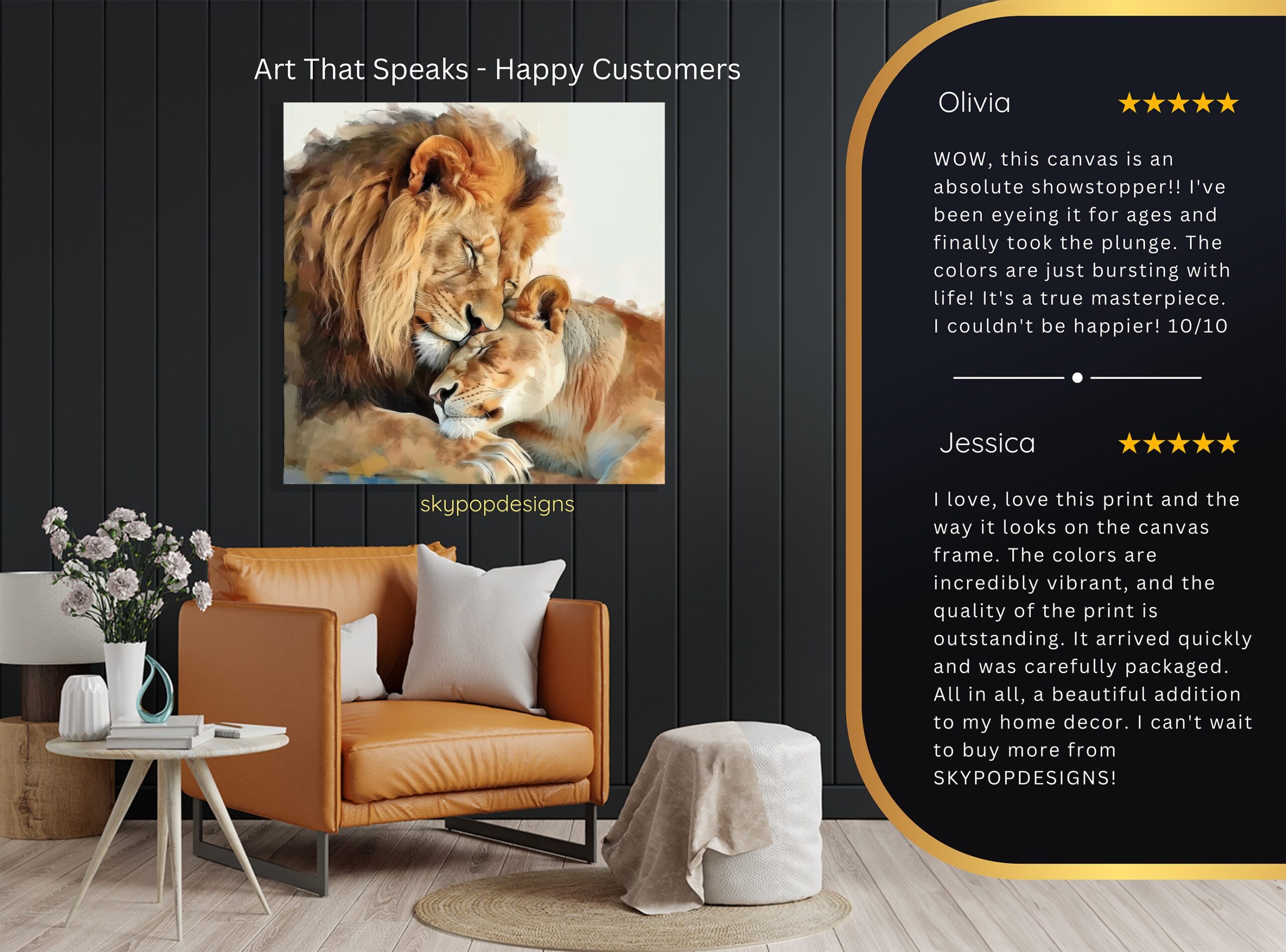 8.jpg Lion Embrace Art