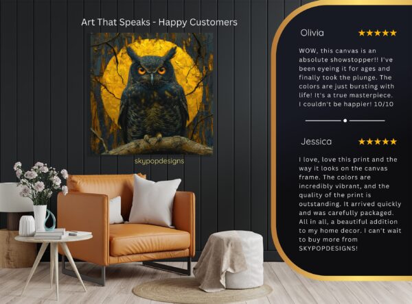 Owl Moon Art