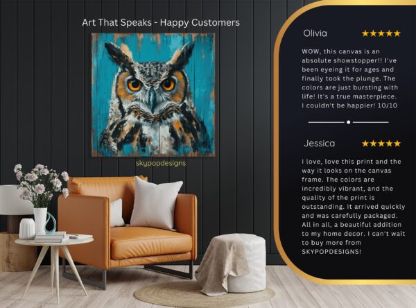 Owl Wood Art