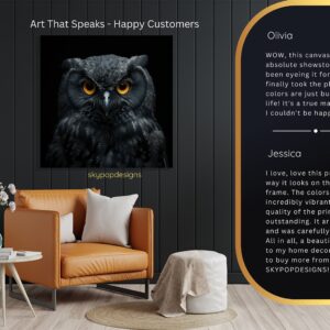 Owl Portrait Art
