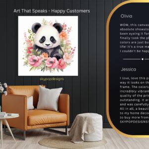 Panda Blooming Art