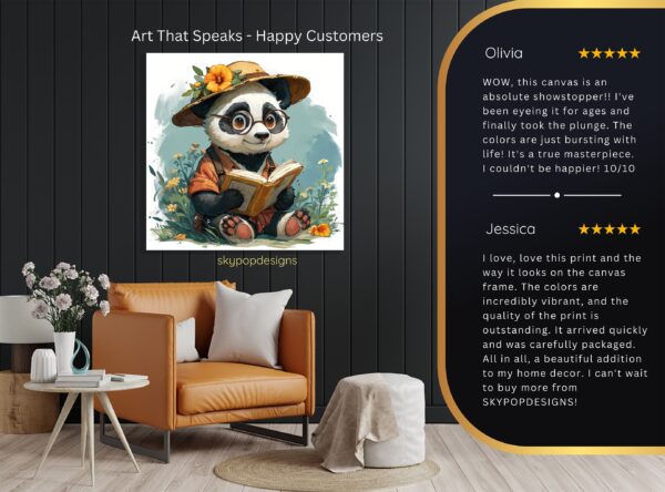Panda Bee Art