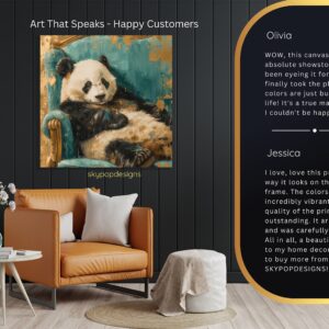 Panda Lounge Art