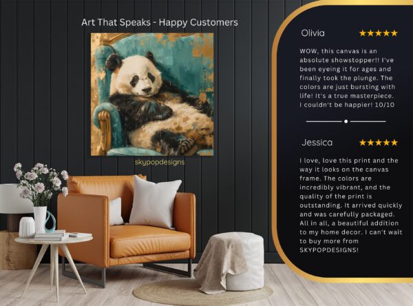 Panda Lounge Art