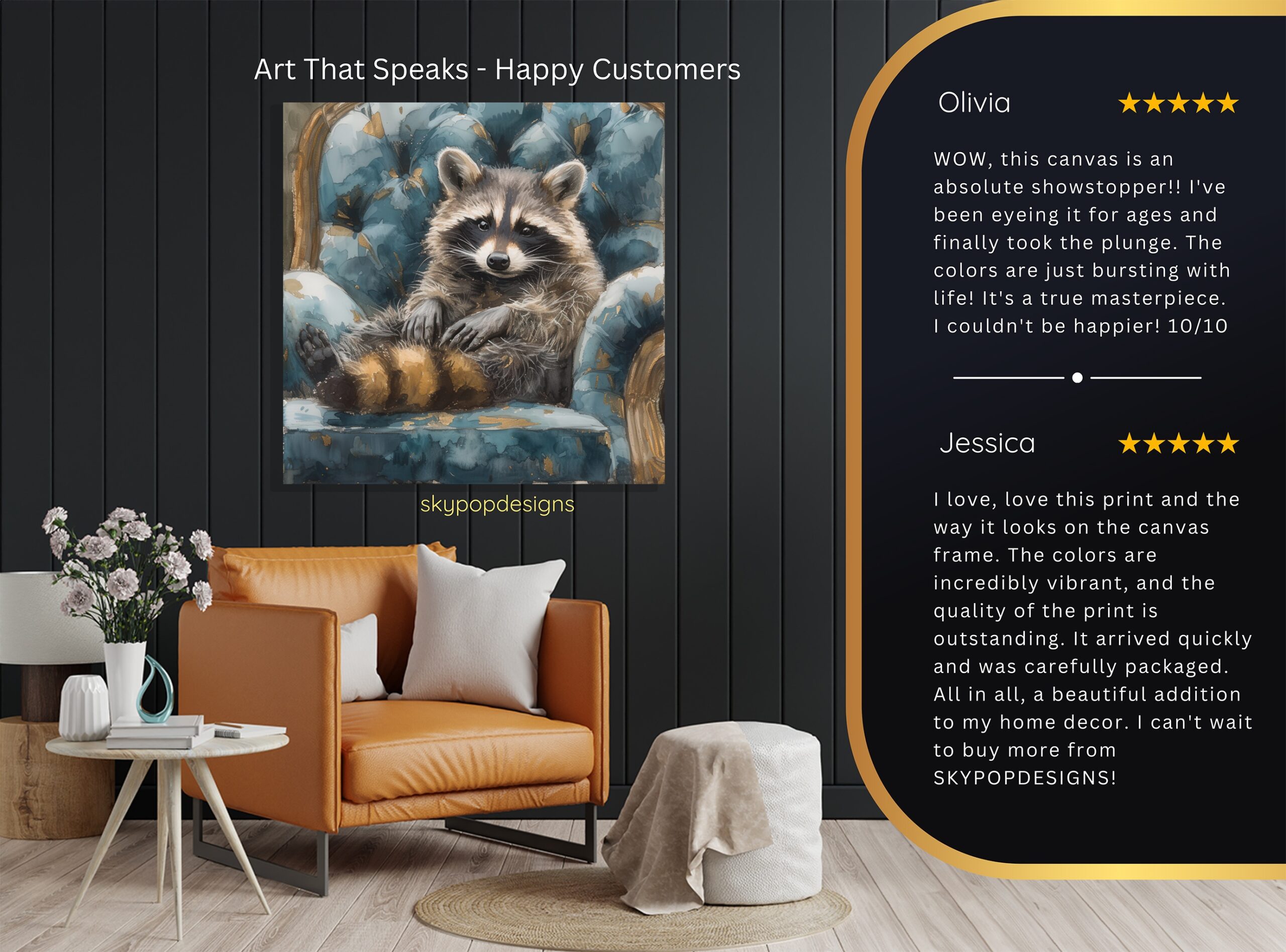 8.jpg Raccoon Art