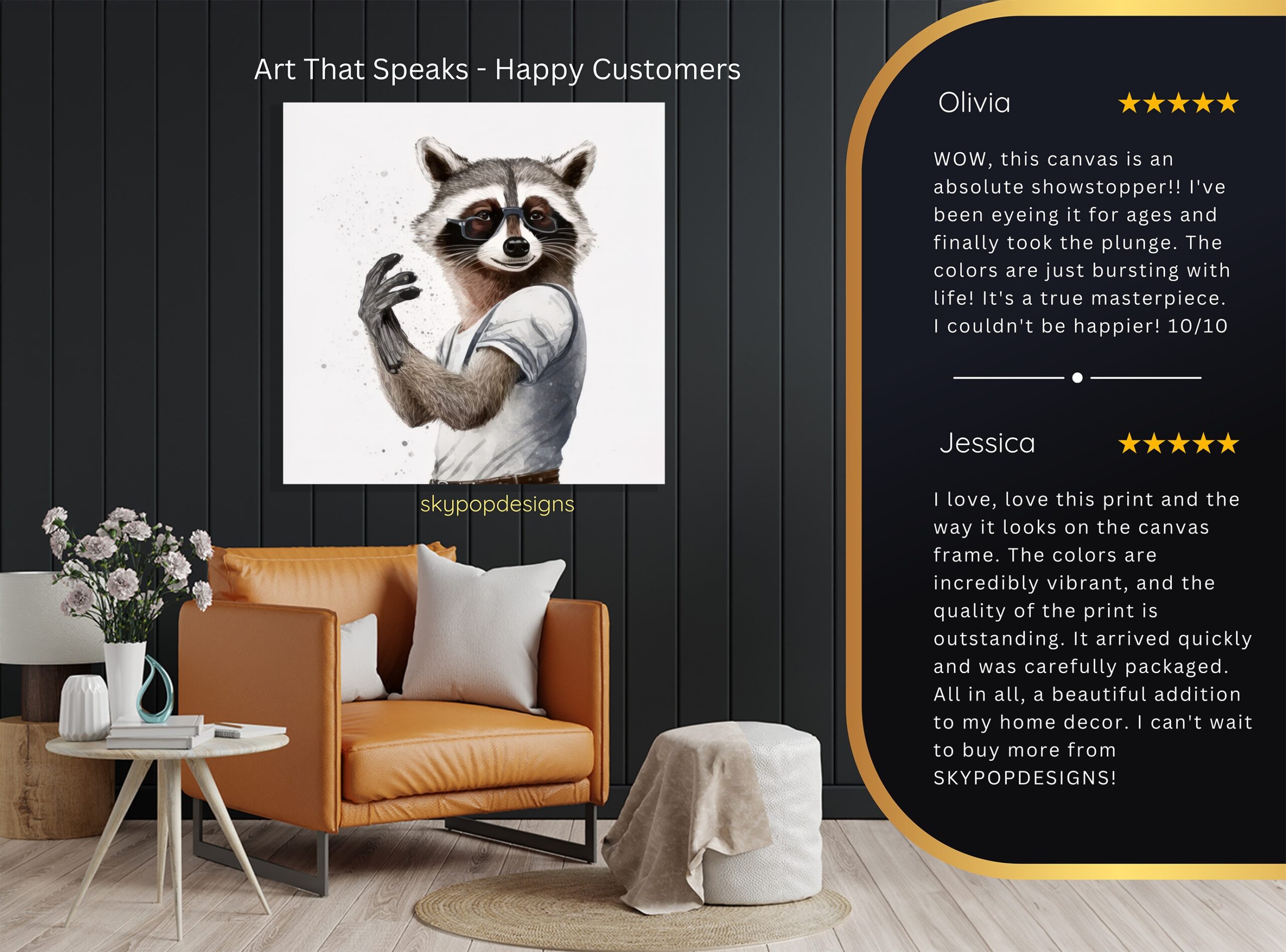 8.jpg Raccoon Art