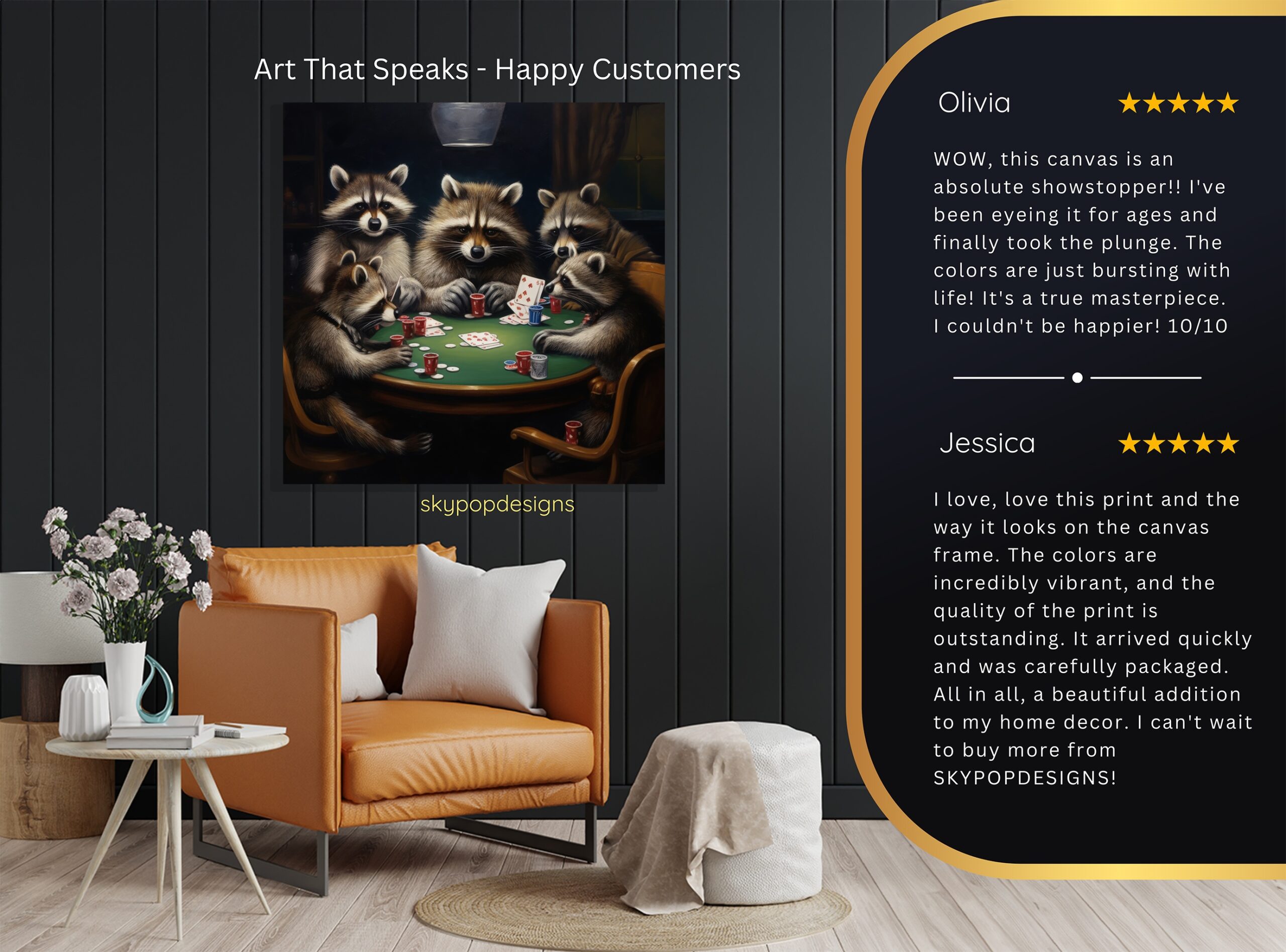8.jpg Raccoon Poker Art