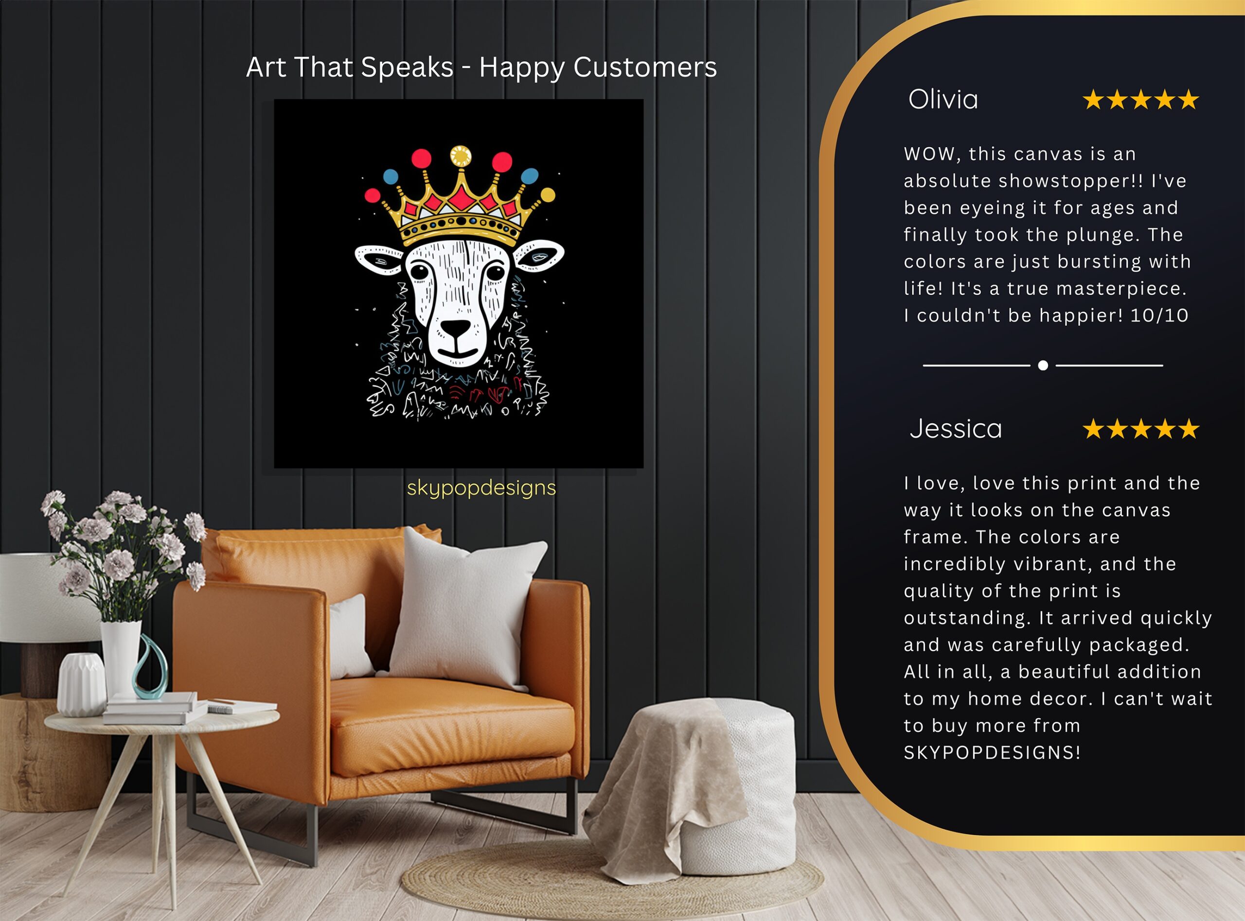 8.jpg Crowned Sheep Art