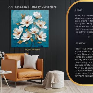 White Flowers Art