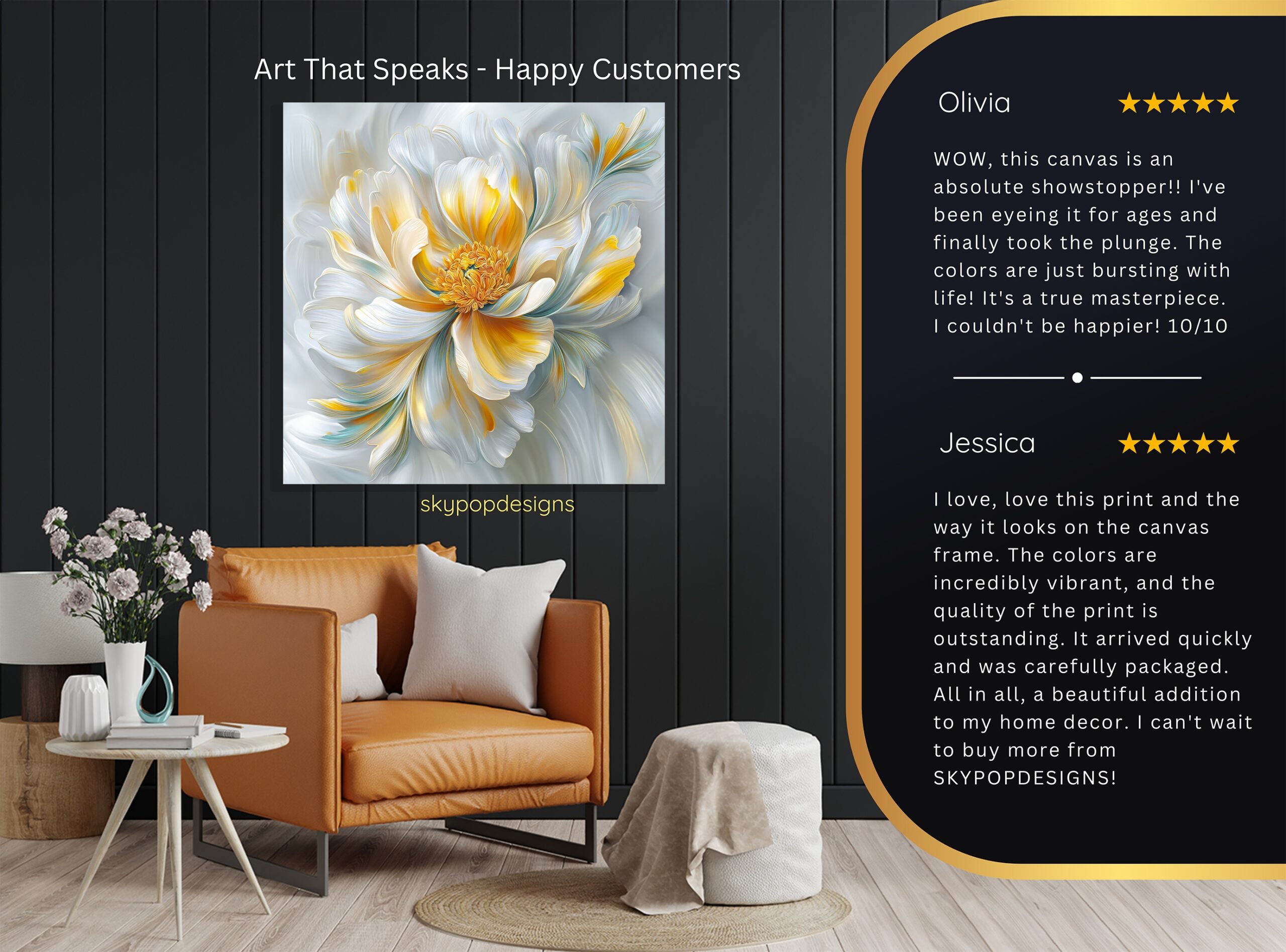 8.jpg Golden Peony Bloom Art