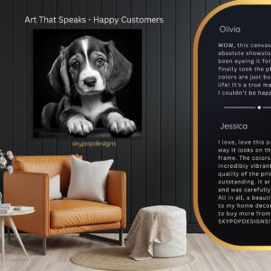 Border Collie Puppy Art