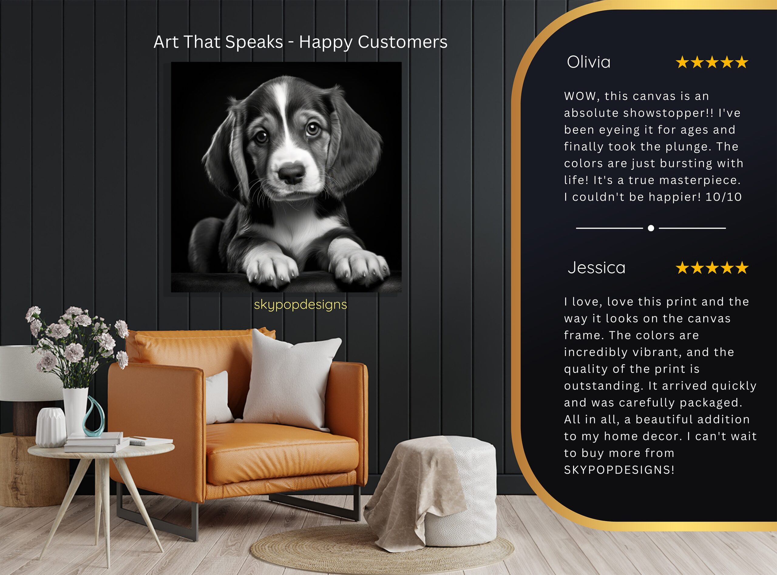8.jpg Border Collie Puppy Art