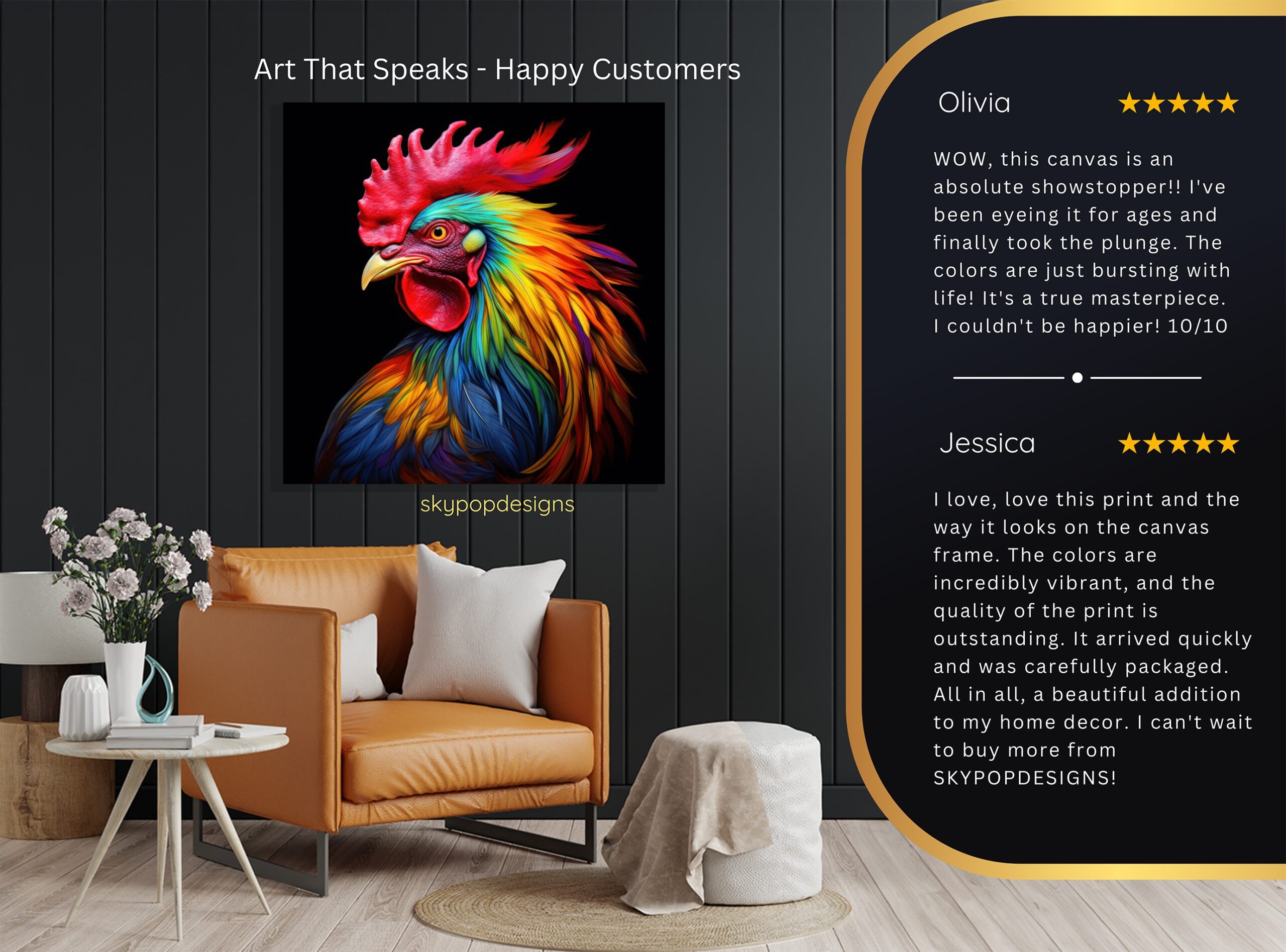 8.jpg Rooster Art