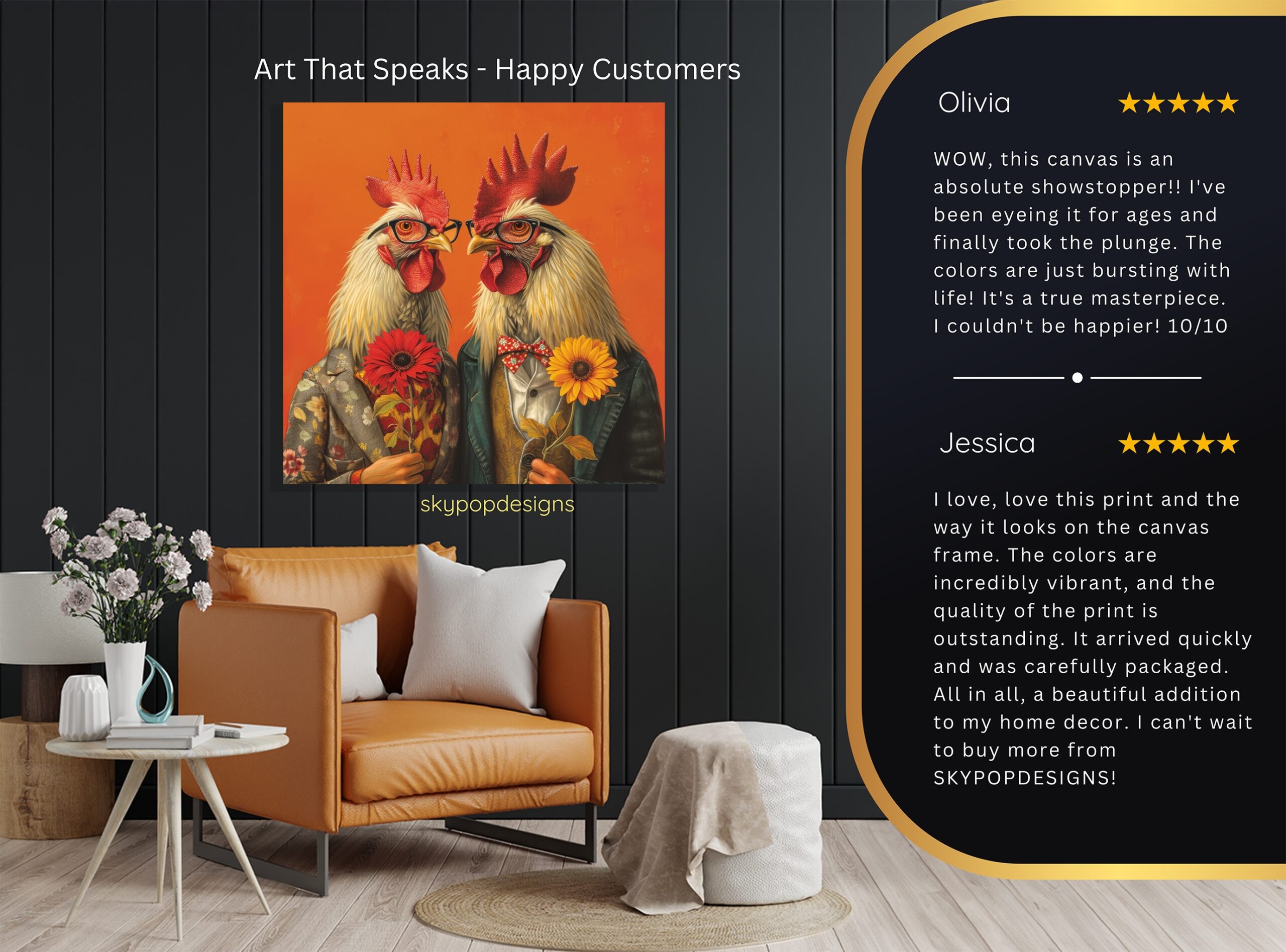 8.jpg Rooster Art