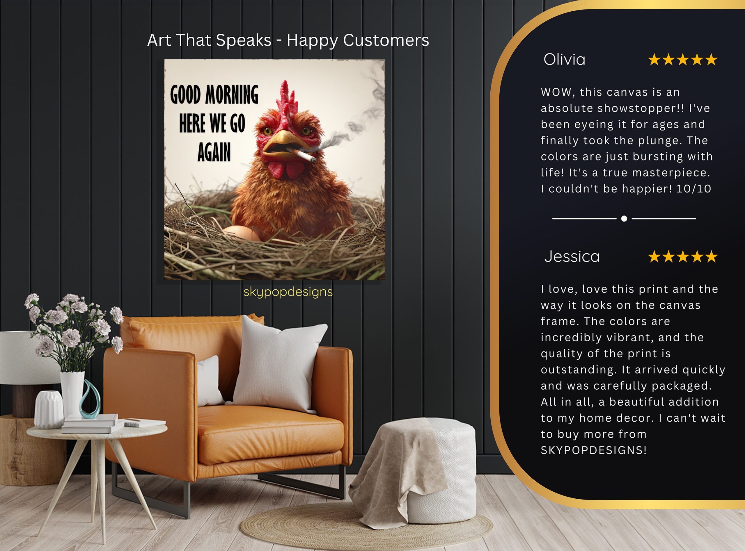 8.jpg Rooster Art