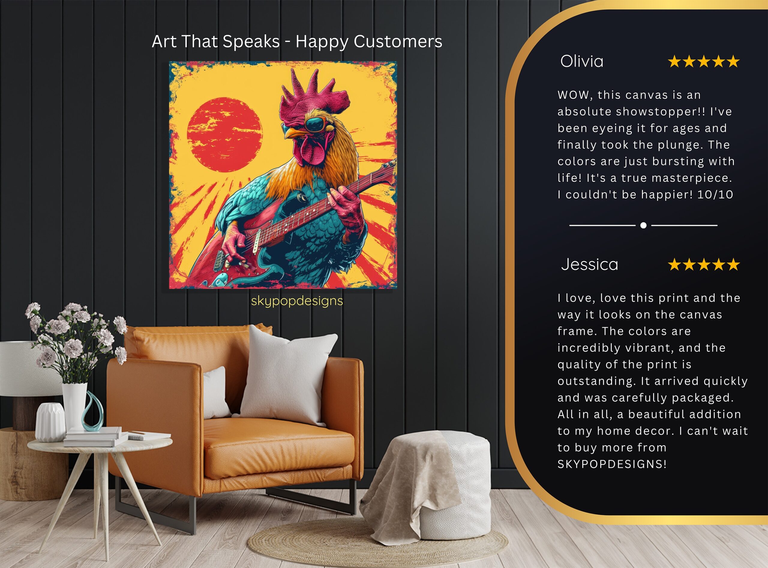 8.jpg Rooster Art