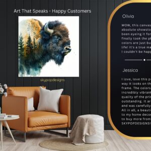 Bison Wilderness Art